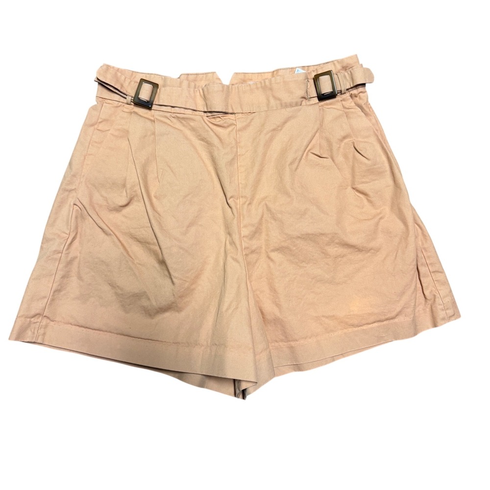 & Other Stories Los Angeles Atelier Peach Pleated Shorts Size 10